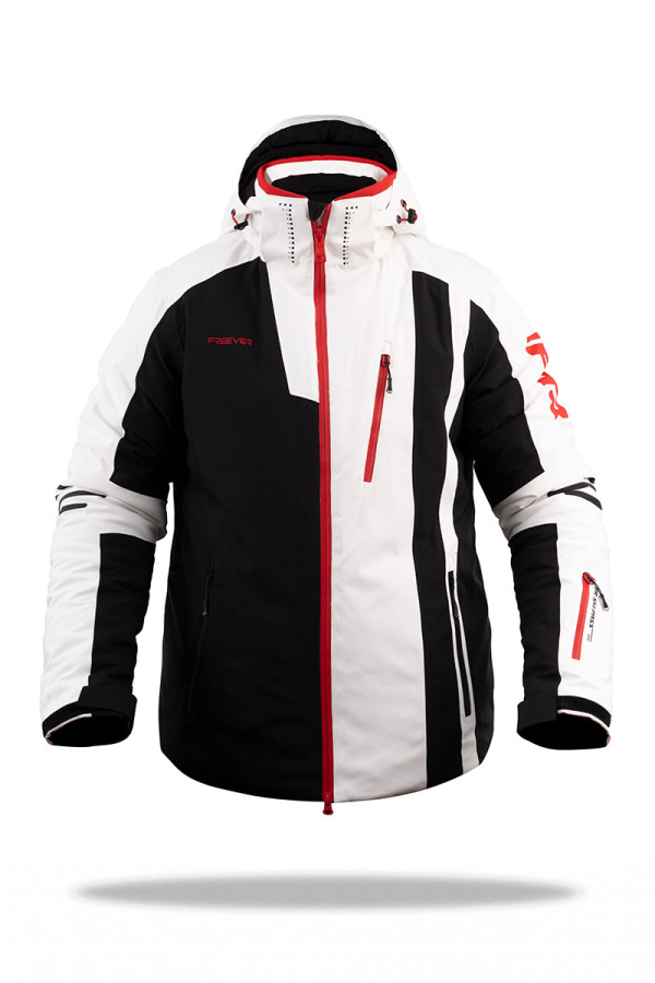 Горнолыжная куртка мужская Freever AF 21637 белая, Фото №2 - freever.ua