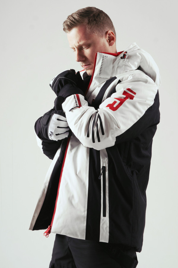Гірськолижна куртка чоловіча Freever AF 21637 біла, Фото №2 - freever.ua
