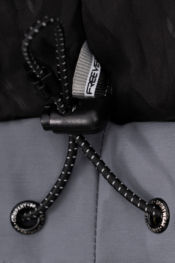 Горнолыжная куртка мужская Freever AF 21637 серая, Фото №5 - freever.ua