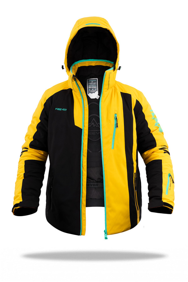 Гірськолижна куртка чоловіча Freever AF 21637 жовта - freever.ua
