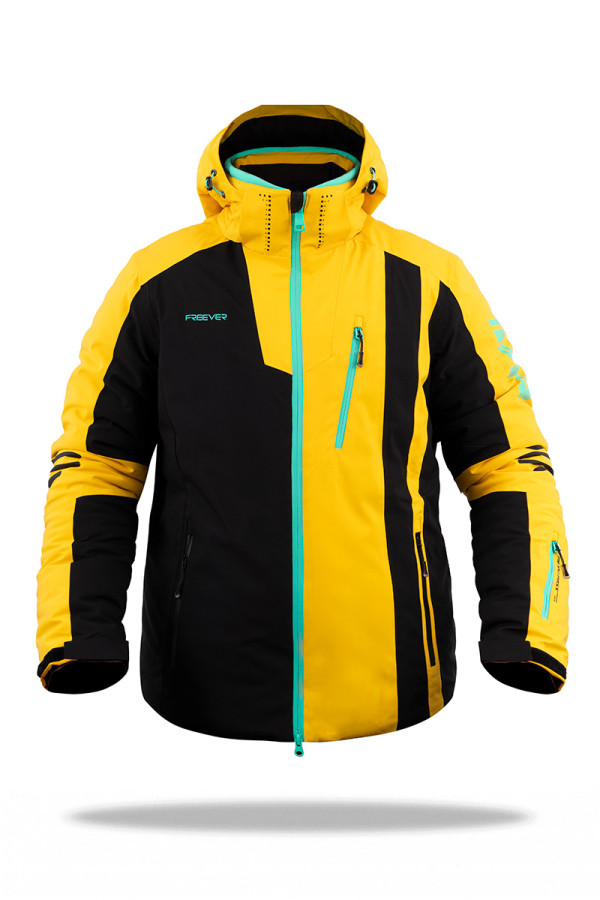 Горнолыжная куртка мужская Freever AF 21637 желтая, Фото №2 - freever.ua