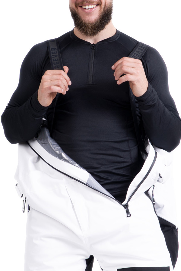 Чоловічий комбінезон для сноуборду Freever NF 21638 білий, Фото №3- freever.ua