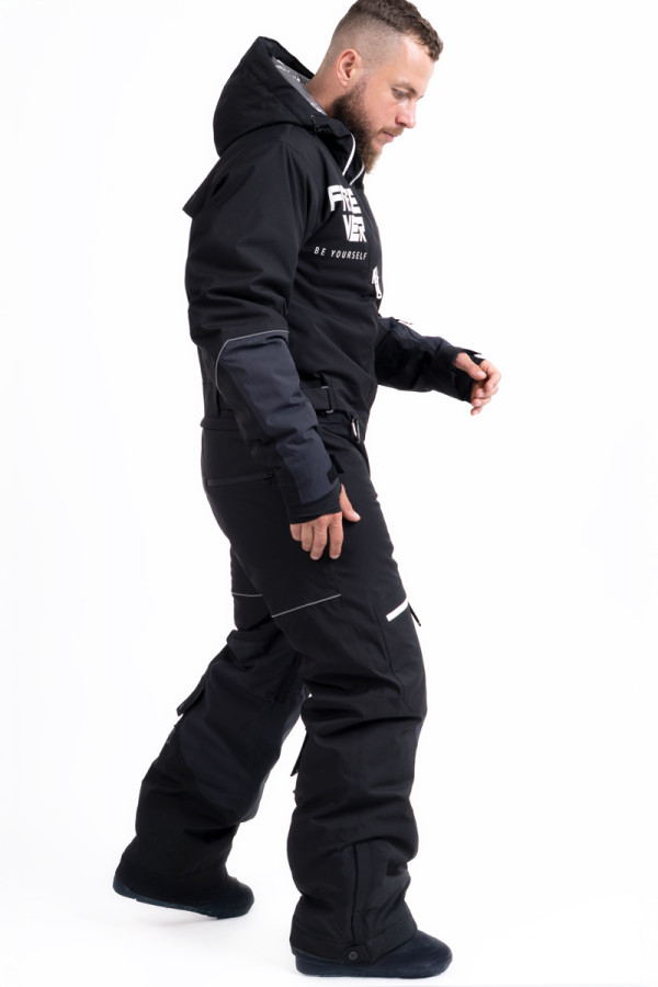 Чоловічий комбінезон для сноуборду Freever NF 21638 чорний, Фото №2- freever.ua