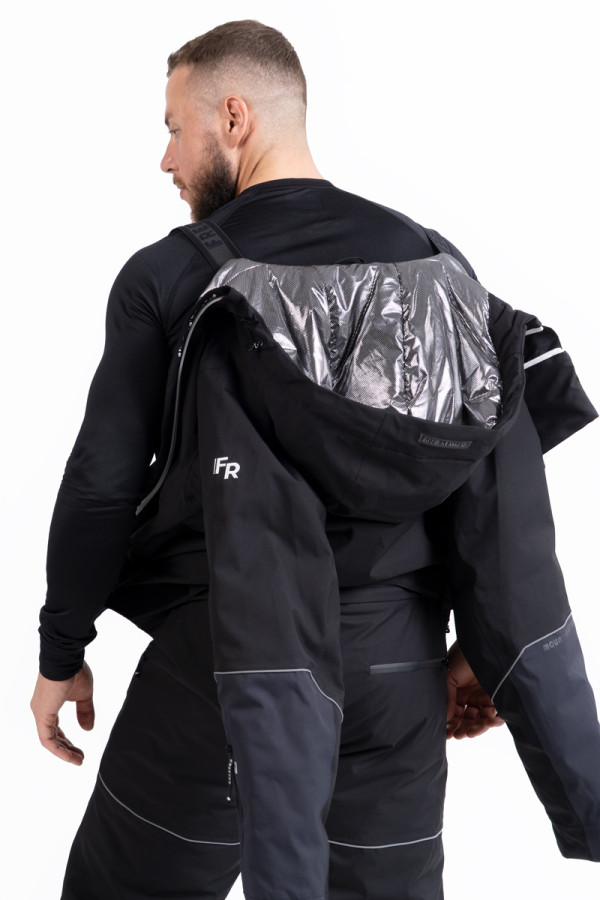 Чоловічий комбінезон для сноуборду Freever NF 21638 чорний, Фото №7- freever.ua