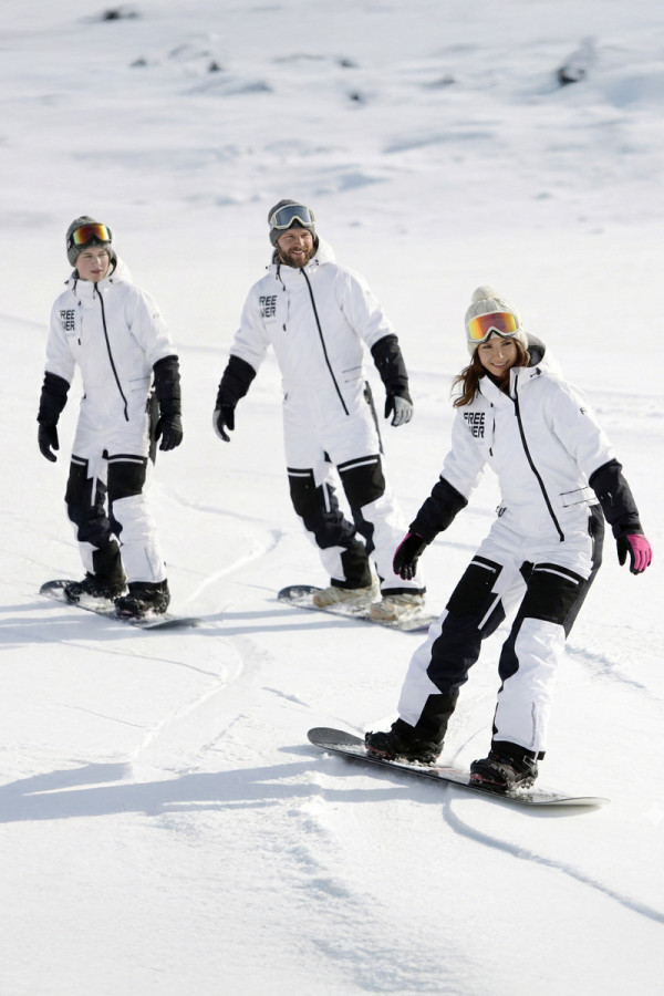 Чоловічий комбінезон для сноуборду Freever NF 21638 білий, Фото №9- freever.ua