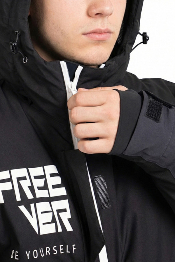 Подростковый горнолыжный комбинезон Freever NF 21644 чёрный, Фото №3- freever.ua