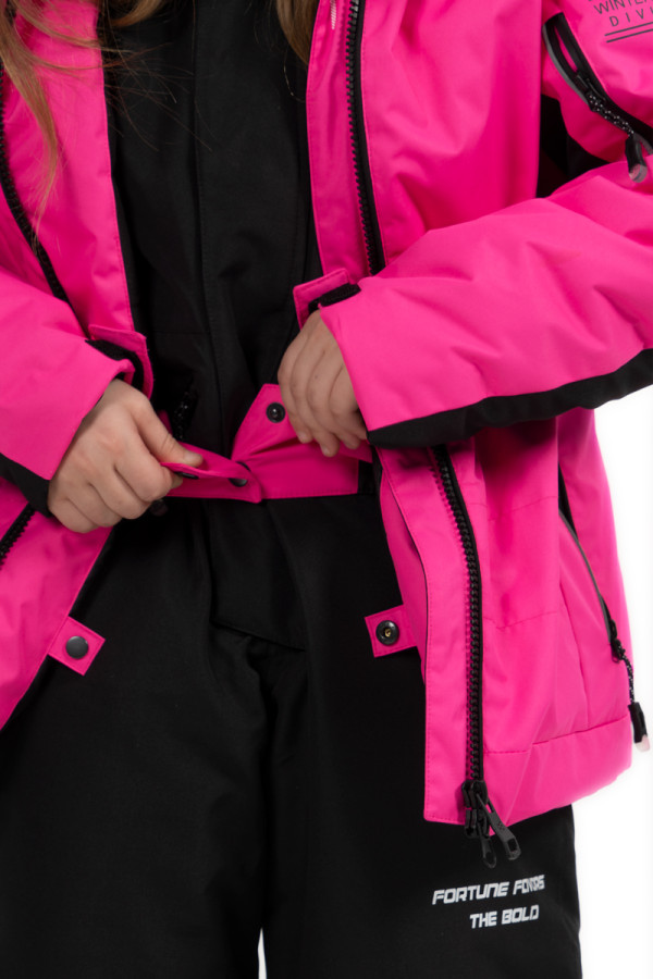 Дитяча гірськолижна куртка Freever NF 21646 рожева, Фото №8- freever.ua