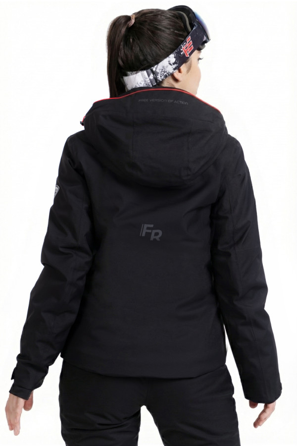 Женская куртка Freever NF 21648 чёрная, Фото №6- freever.ua