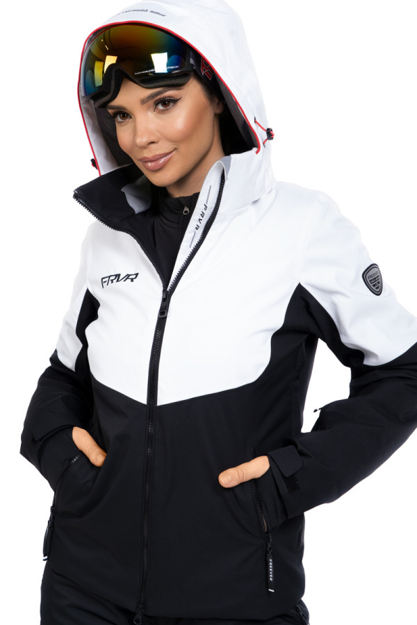 Жіноча куртка Freever NF 21648 біла, Фото №2- freever.ua