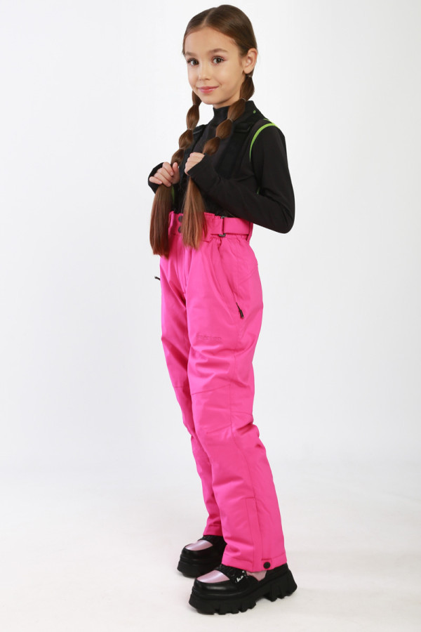 Гірськолижні штани дитячі Freever SF 21651 рожеві, Фото №7 - freever.ua