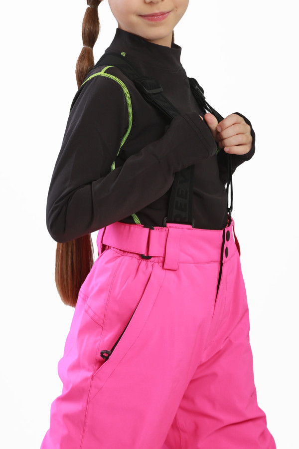 Гірськолижні штани дитячі Freever SF 21651 рожеві, Фото №8 - freever.ua