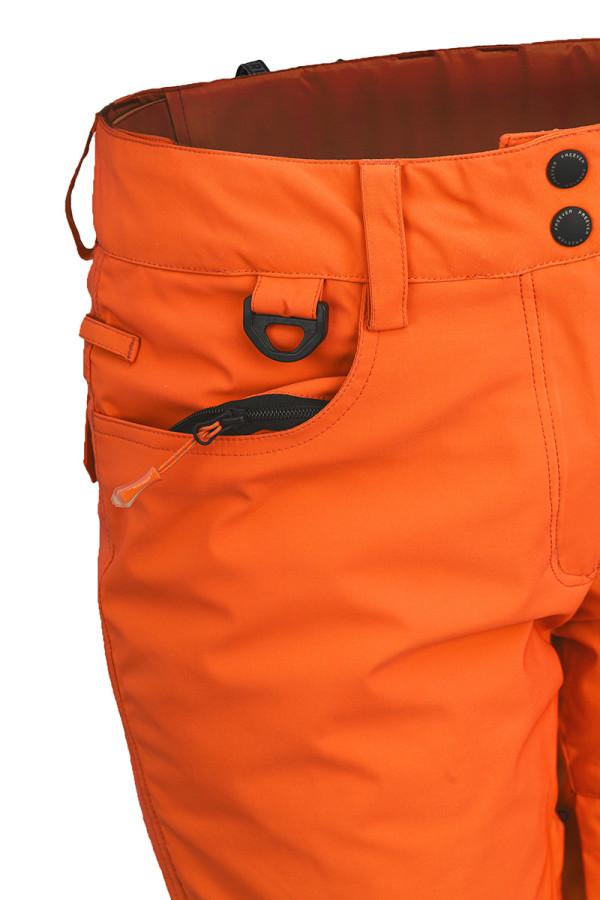 Гірськолижні штани жіночі Freever WF 21653 помаранчеві, Фото №6 - freever.ua