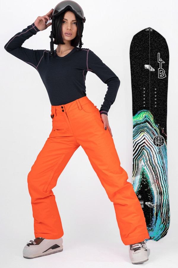 Гірськолижні штани жіночі Freever WF 21653 помаранчеві - freever.ua