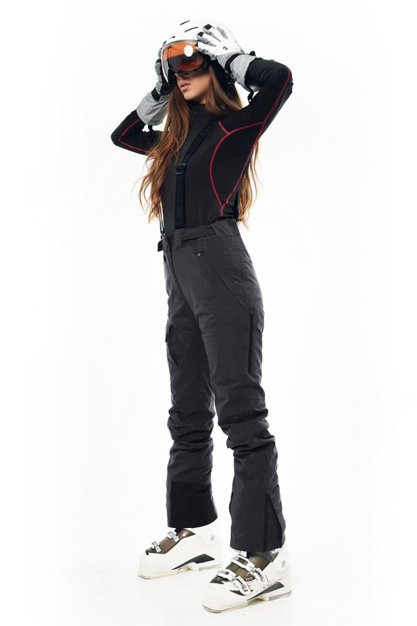 Горнолыжные брюки женские Freever WF 21654 темно-серые, Фото №3 - freever.ua