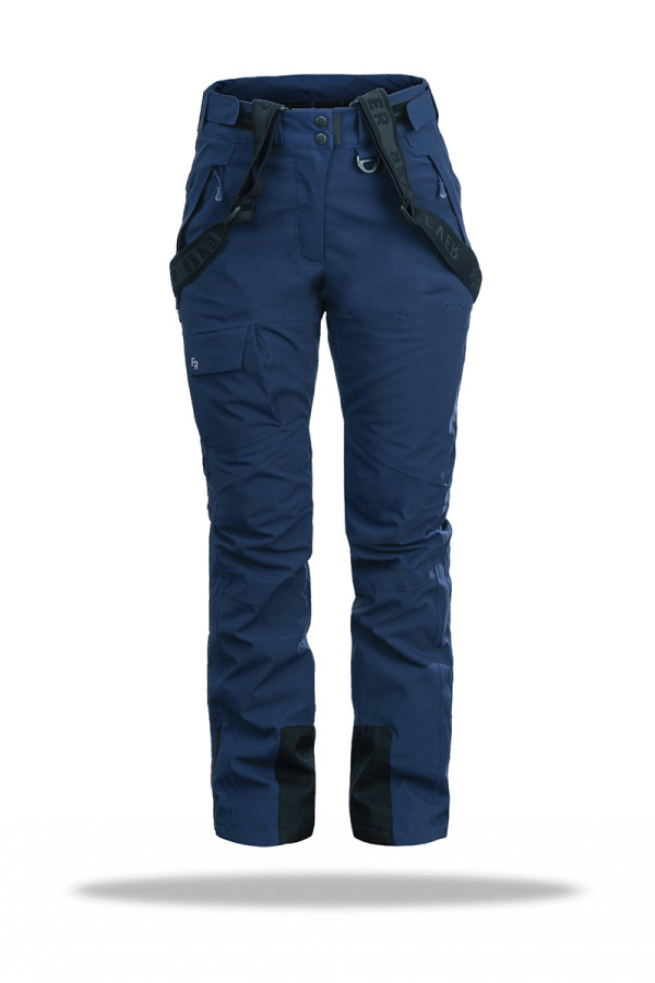 Горнолыжные брюки женские  Freever WF 21654 темно-синие, Фото №9 - freever.ua