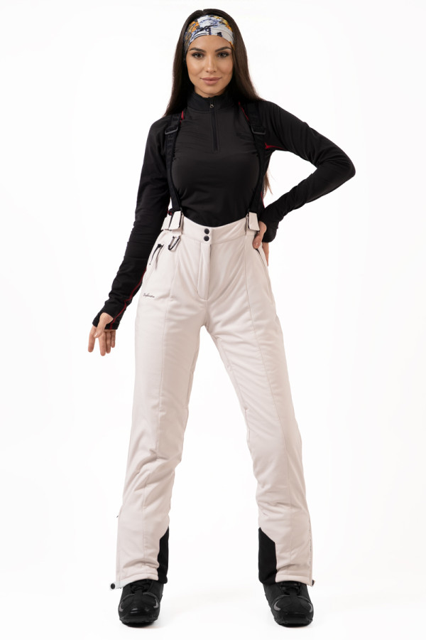 Женские горнолыжные брюки Freever NF 21655 бежевые - freever.ua