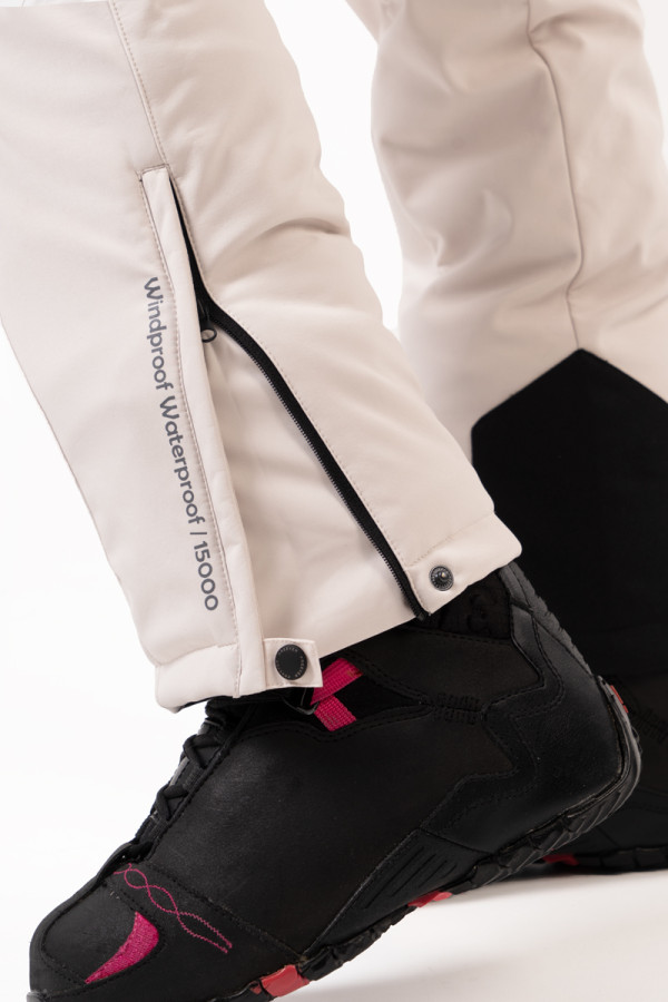 Женские горнолыжные брюки Freever NF 21655 бежевые, Фото №5- freever.ua