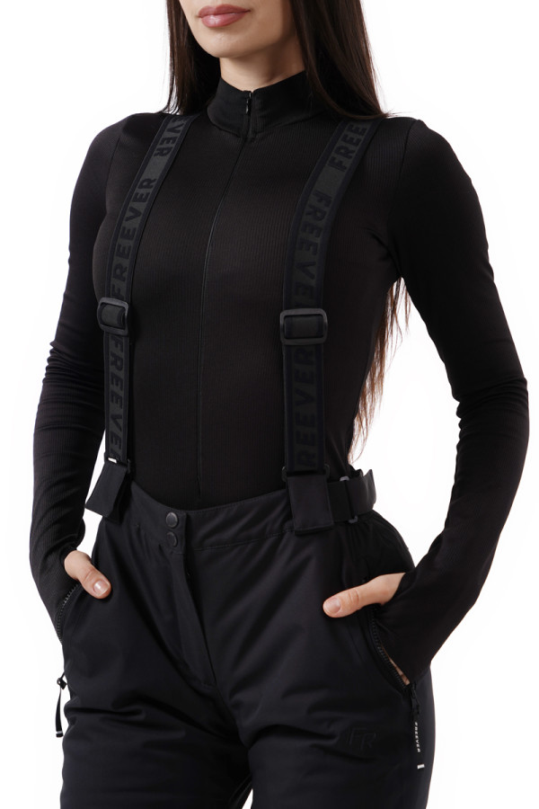 Жіночі гірськолижні штани Freever NF 21656 чорні, Фото №2- freever.ua