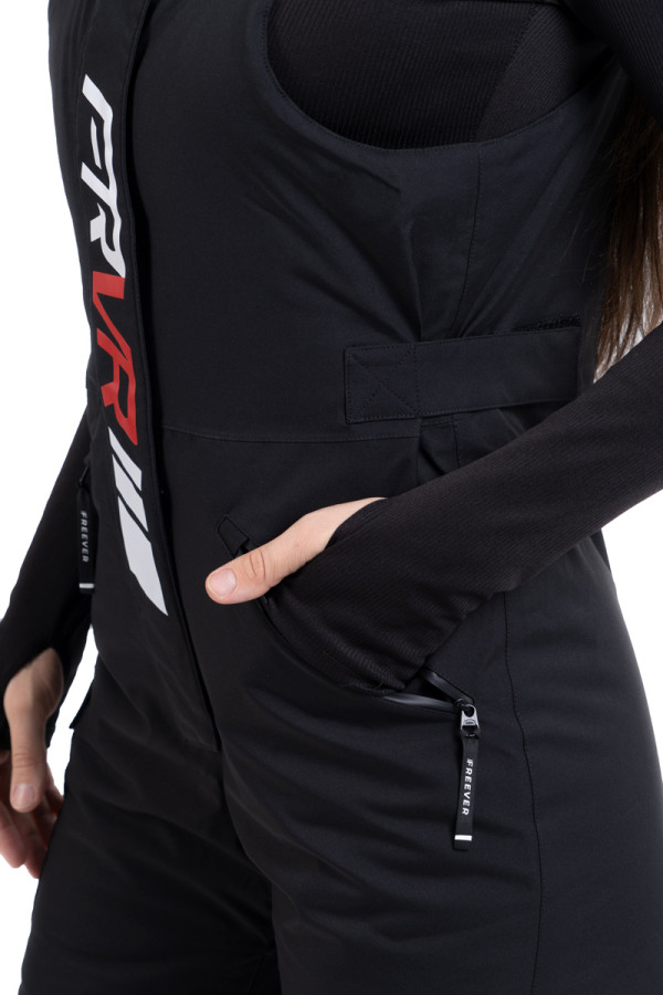 Жіночі гірськолижні штани Freever NF 21657 чорні, Фото №2- freever.ua