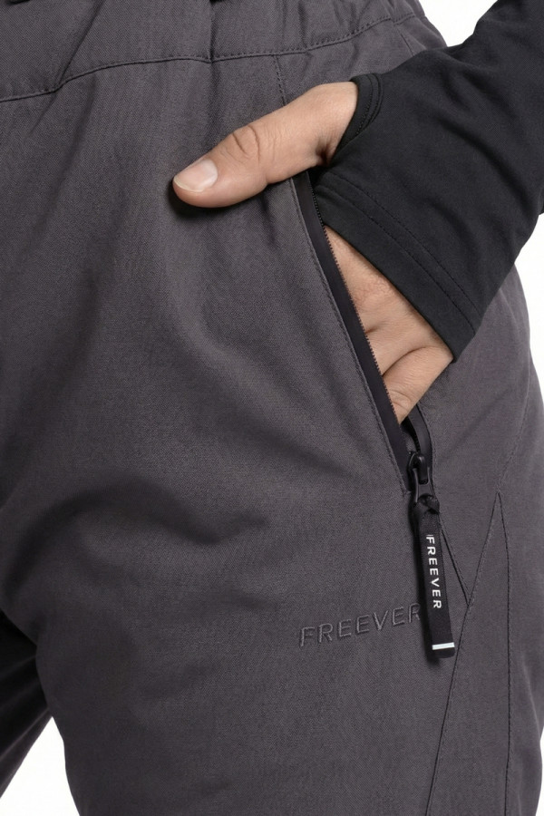 Жіночі гірськолижні штани Freever NF 21658 шоколадні, Фото №3- freever.ua