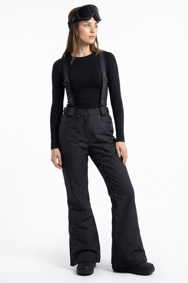 Горнолыжные брюки женские  Freever NF 21660 черные