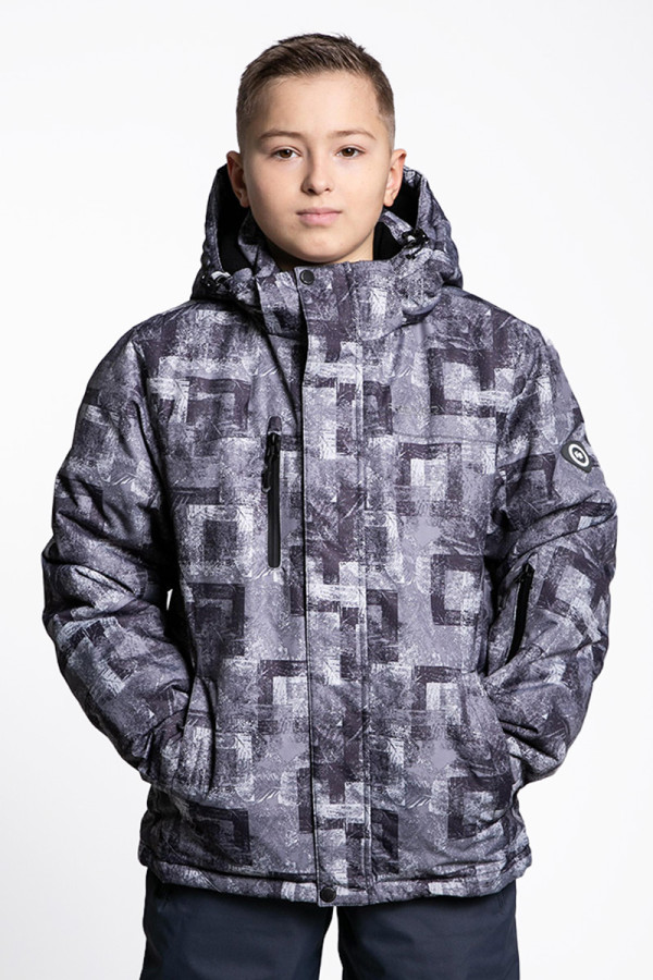 Гірськолижна куртка дитяча Freever SF 21671 сіра - freever.ua