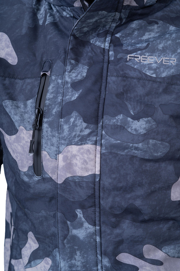 Горнолыжная куртка детская Freever SF 21672 милитари, Фото №6 - freever.ua