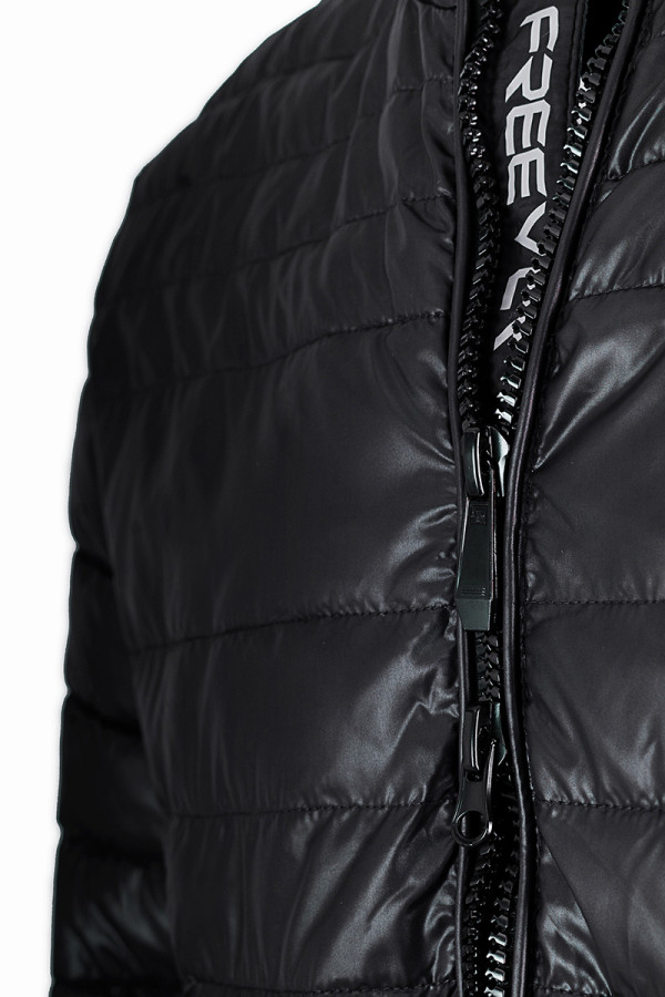 Демисезонная куртка мужская Freever WF 2168 черная, Фото №6 - freever.ua