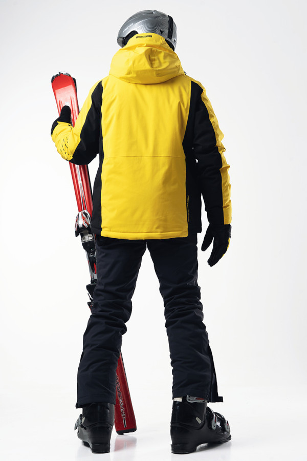 Гірськолижна куртка чоловіча Freever WF 21681 жовта, Фото №11 - freever.ua