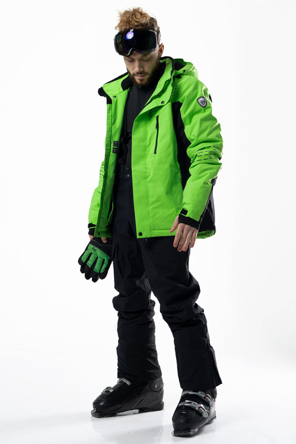 Гірськолижна куртка чоловіча Freever WF 21681 салатова, Фото №3 - freever.ua