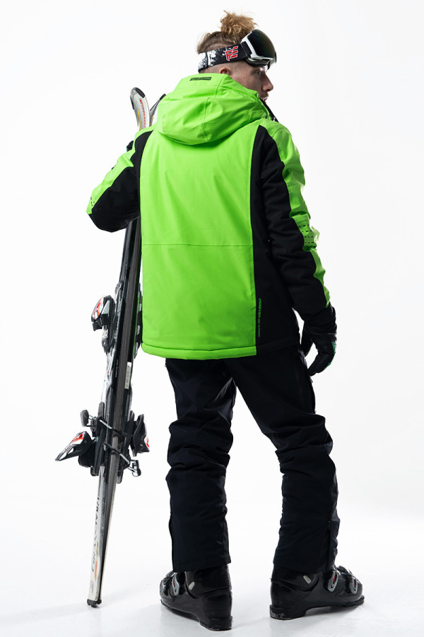 Гірськолижна куртка чоловіча Freever WF 21681 салатова, Фото №11 - freever.ua