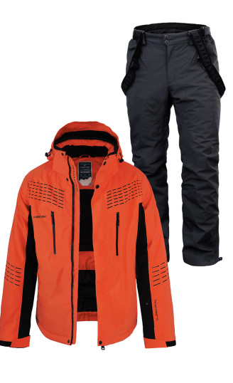 Чоловічий лижний костюм FREEVER 21681-9931 помаранчевий