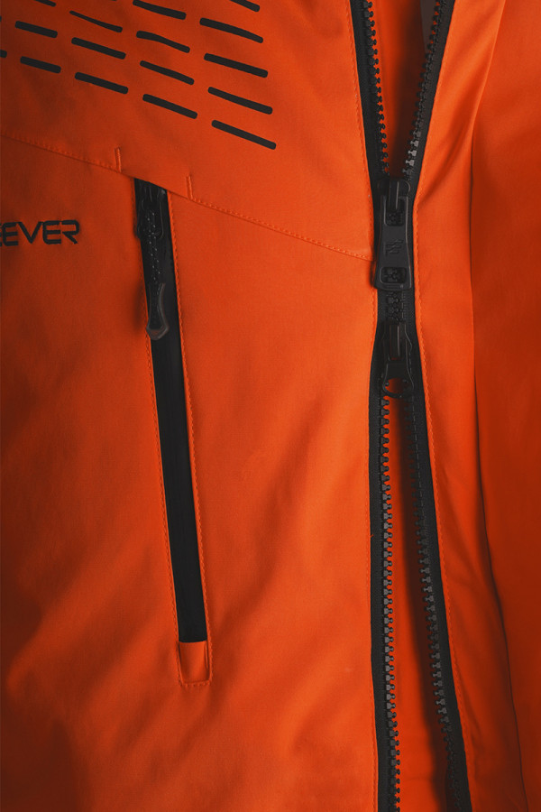 Гірськолижна куртка чоловіча Freever WF 21681 помаранчева, Фото №6 - freever.ua