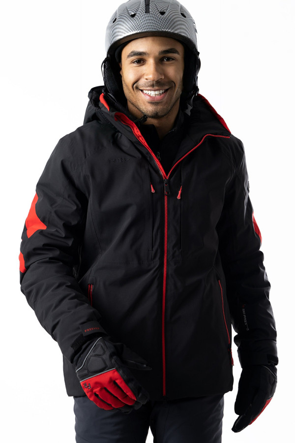 Гірськолижна куртка чоловіча Freever WF 21682 чорна - freever.ua