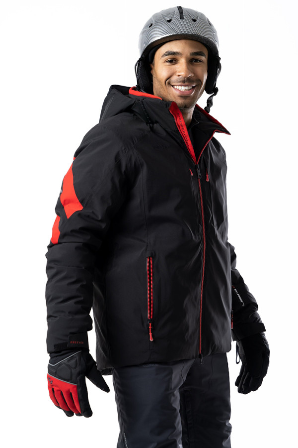 Гірськолижна куртка чоловіча Freever WF 21682 чорна, Фото №14 - freever.ua