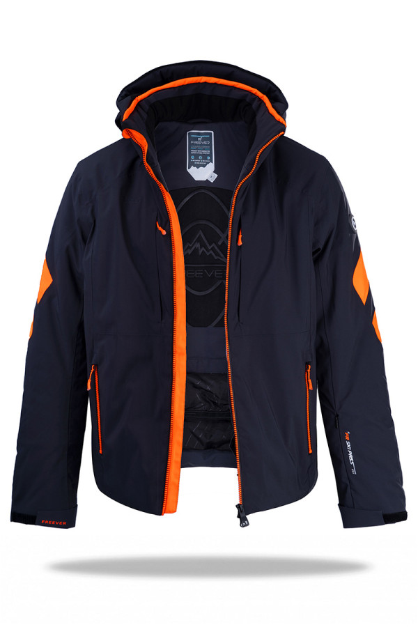 Гірськолижна куртка чоловіча Freever WF 21684 сіра