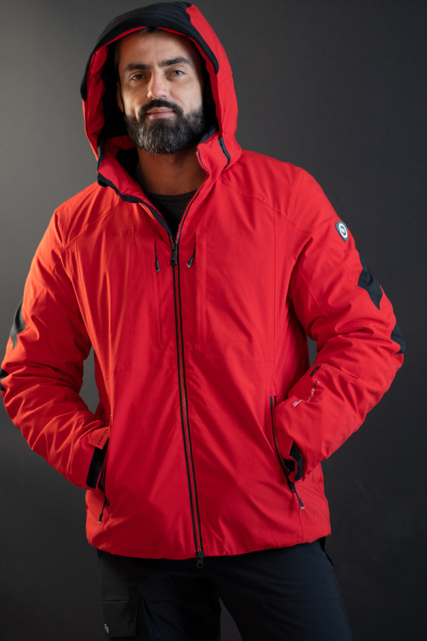 Гірськолижна куртка чоловіча Freever WF 21682 червона, Фото №5 - freever.ua