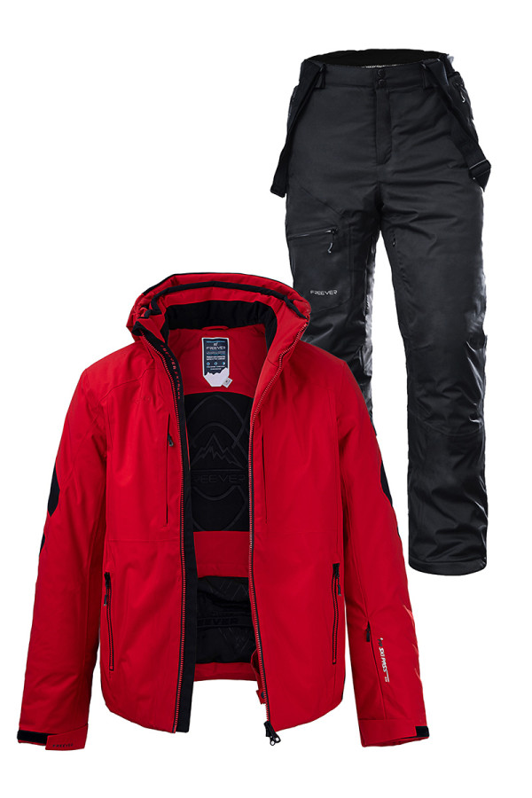Чоловічий лижний костюм FREEVER 21682-021 червоний - freever.ua