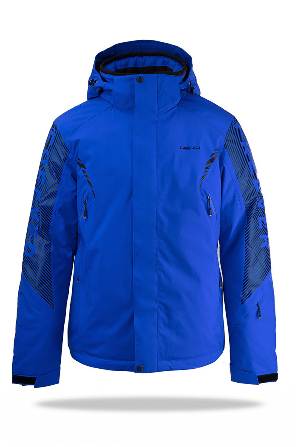 Гірськолижна куртка чоловіча Freever WF 21683 синя, Фото №17 - freever.ua