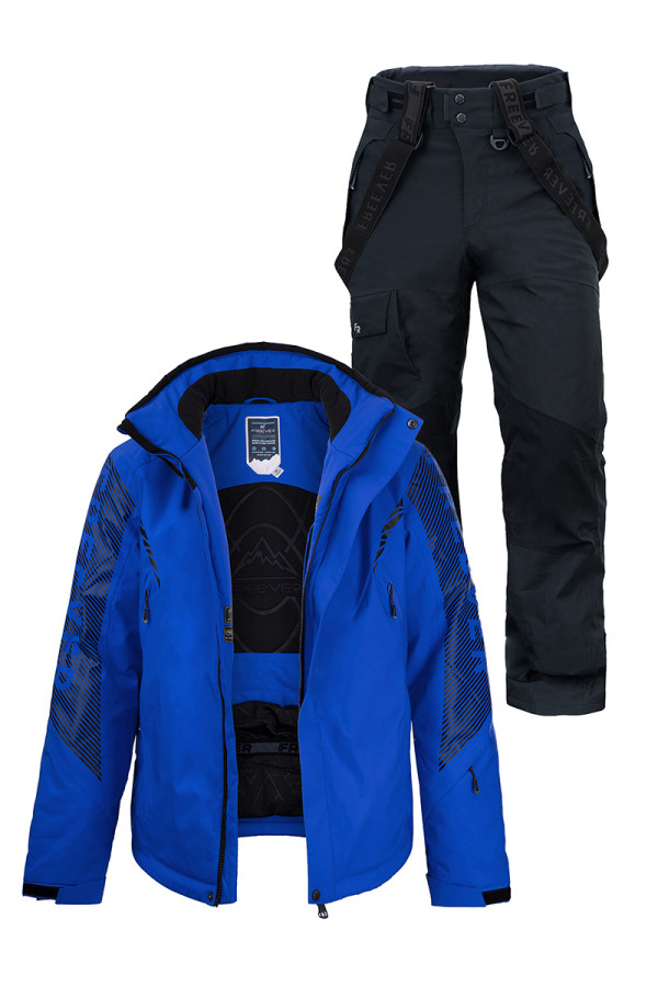 Чоловічий лижний костюм FREEVER 21683-921 синій - freever.ua