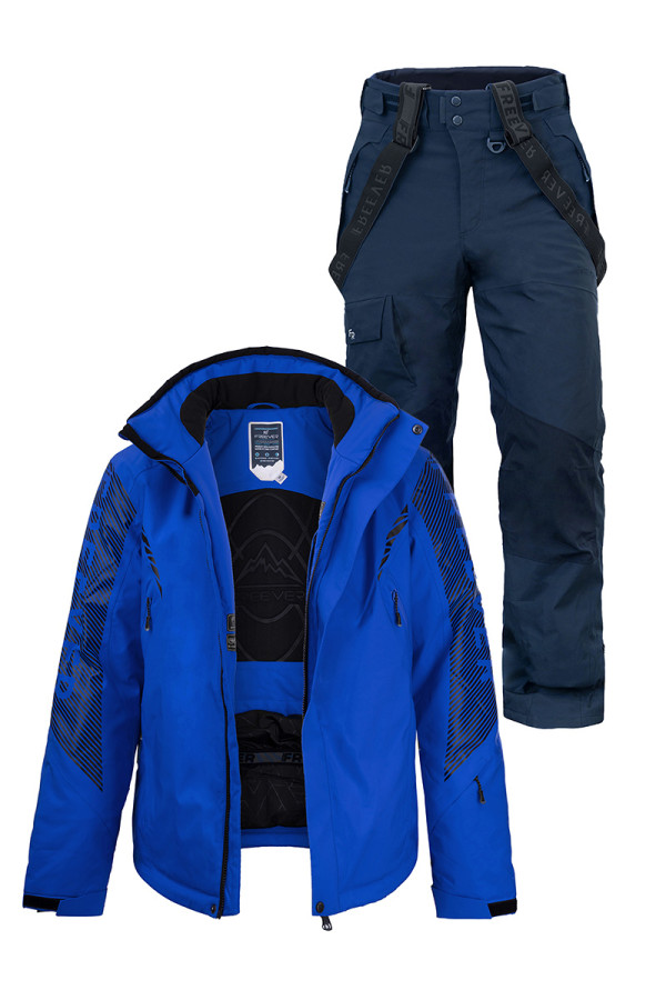 Мужской лыжный костюм FREEVER 21683-923 синий