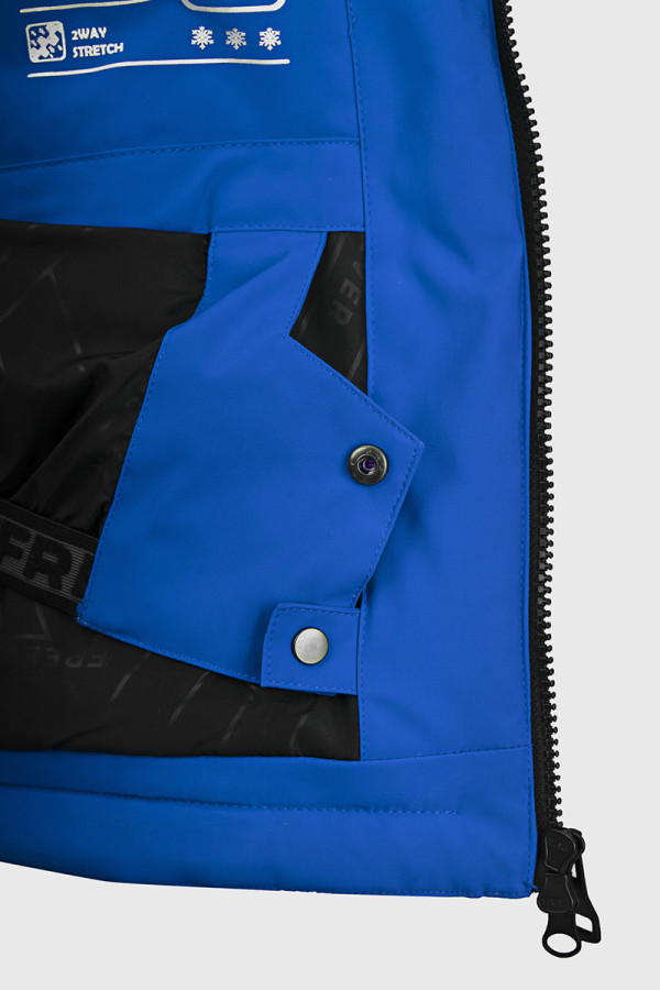 Гірськолижна куртка чоловіча Freever WF 21685 синя, Фото №9 - freever.ua