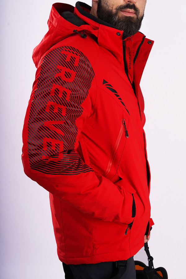 Гірськолижна куртка чоловіча Freever WF 21683 червона, Фото №6 - freever.ua