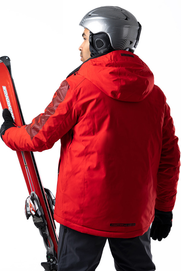 Гірськолижна куртка чоловіча Freever WF 21683 червона, Фото №5 - freever.ua