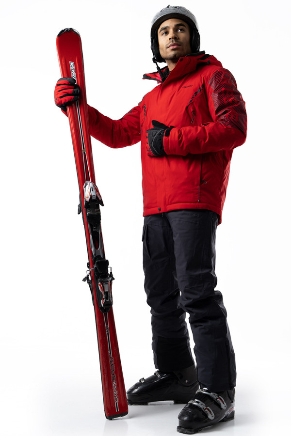 Гірськолижна куртка чоловіча Freever WF 21683 червона, Фото №13 - freever.ua