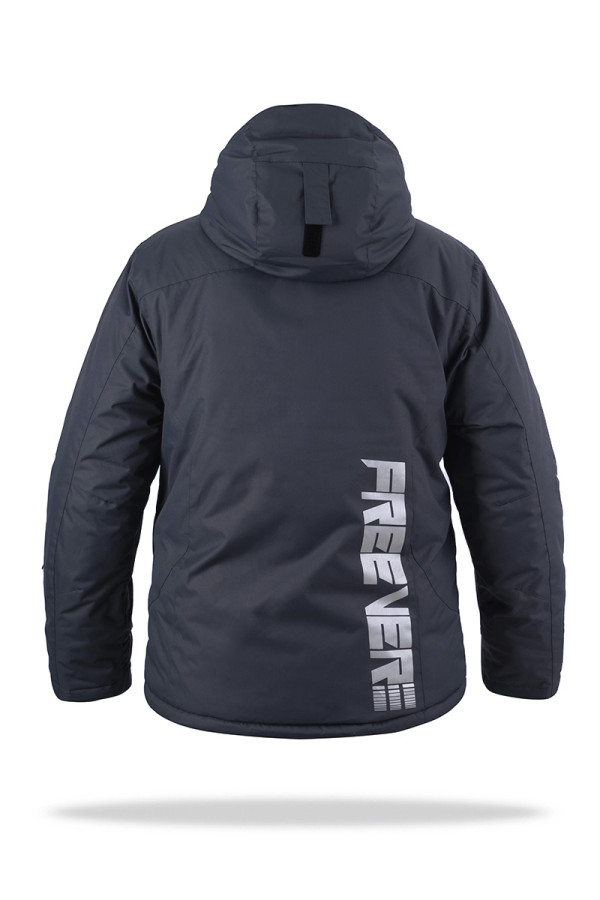 Горнолыжная куртка детская Freever AF 21688 серая, Фото №9- freever.ua