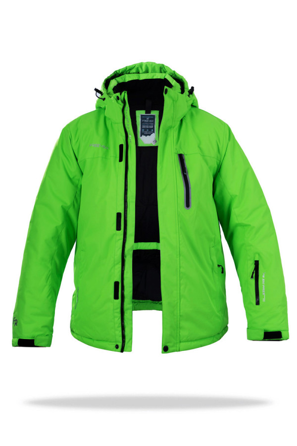 Гірськолижна куртка дитяча Freever AF 21688 салатова