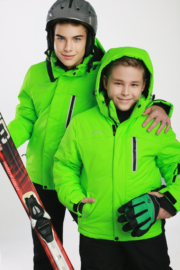 Дитячий гірськолижний костюм FREEVER 21688-916 салатовий, Фото №5 - freever.ua