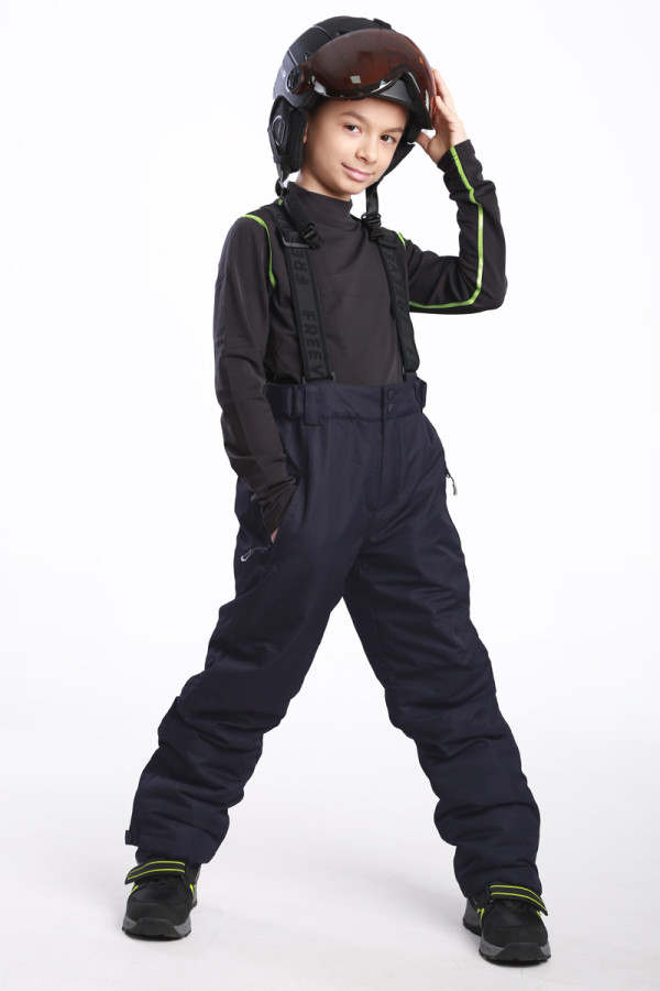 Горнолыжные брюки детские Freever SF 21691 темно-серые, Фото №2 - freever.ua