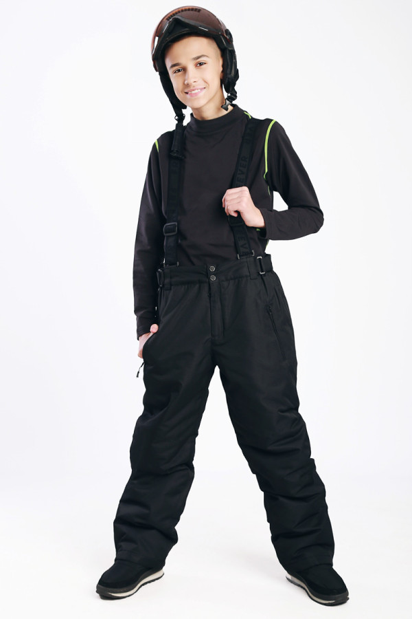 Горнолыжные брюки детские Freever SF 21691 черные, Фото №2 - freever.ua